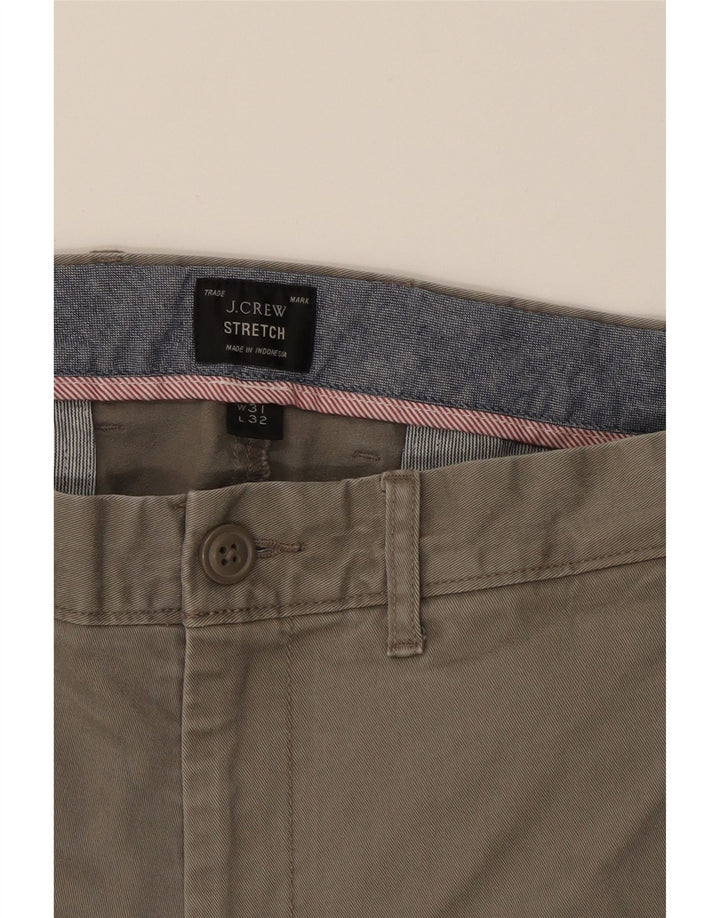 J. CREW Mens Slim Chino Trousers W31 L32 Beige Cotton Vintage J. Crew and Second-Hand J. Crew from Messina Hembry 