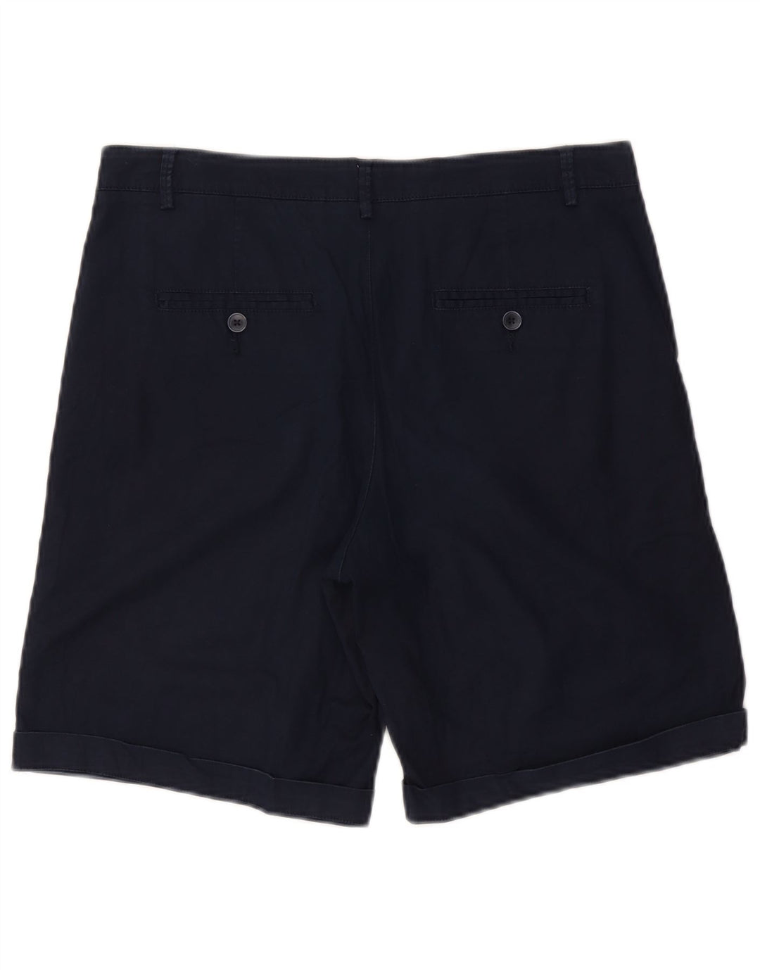 Benetton Mens Chino Shorts W34 Grande Azul Marinho