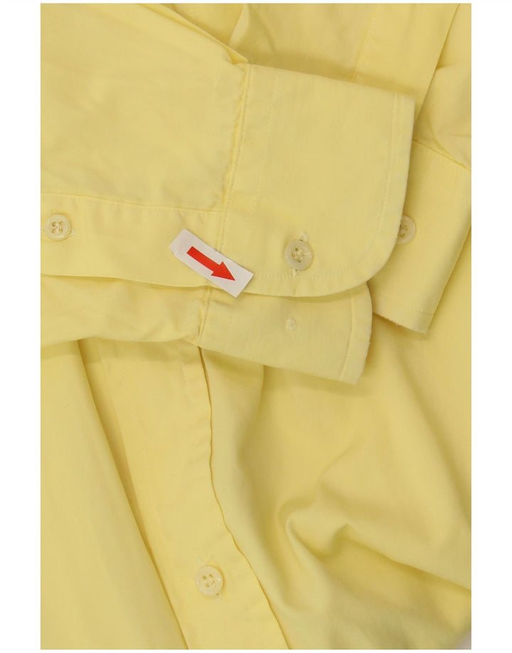 Camisa masculina Durango tamanho 16 1/2 42 grande amarelo