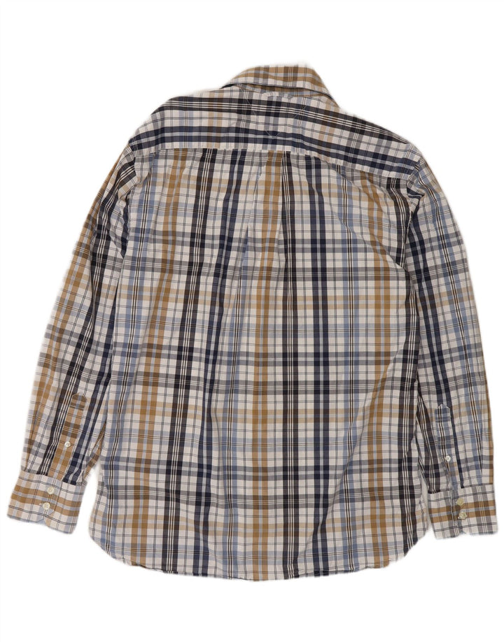 Camisa masculina Tommy Hilfiger Regular Fit média de algodão xadrez multicolorido