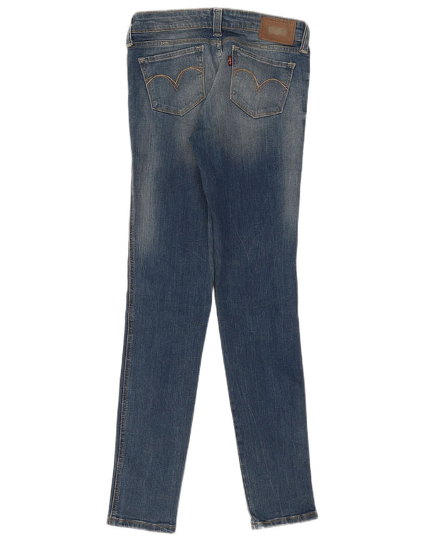 Calça jeans feminina Levi's Demi Curve cintura baixa W27 L32 azul