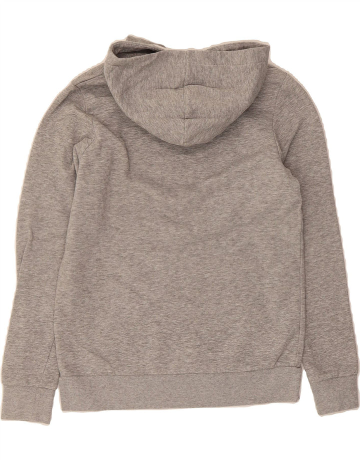 JACK & JONES Boys Graphic Hoodie Jumper 13-14 Years Grey Cotton Vintage Jack & Jones and Second-Hand Jack & Jones from Messina Hembry 