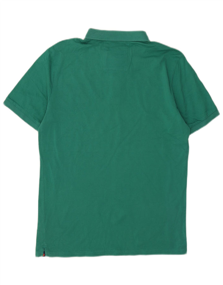 Camisa polo masculina Superdry grande algodão verde