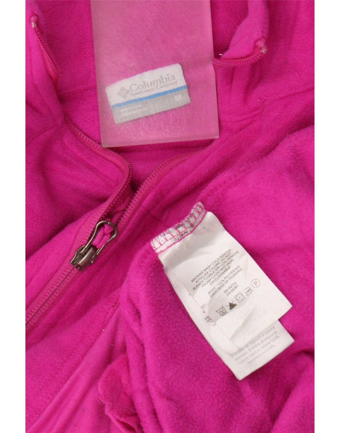 Jaqueta de lã feminina Columbia UK 14 poliéster rosa médio