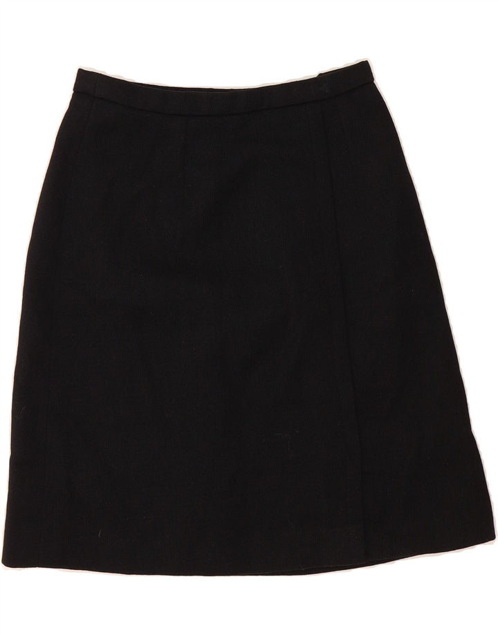 VINTAGE Womens A-Line Skirt W26 Small  Black Vintage Vintage and Second-Hand Vintage from Messina Hembry 