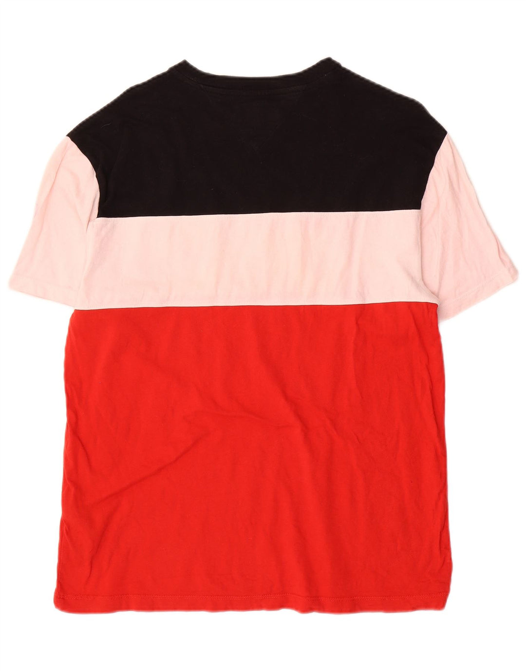 Tommy Hilfiger Camiseta masculina gráfica Top médio multicolorido Colourblock