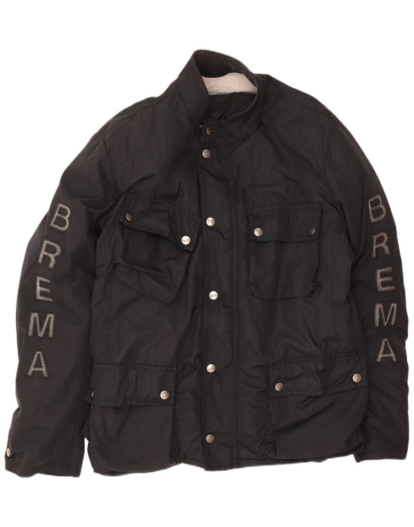 Jaqueta utilitária masculina Brema IT 56 3XL poliamida preta