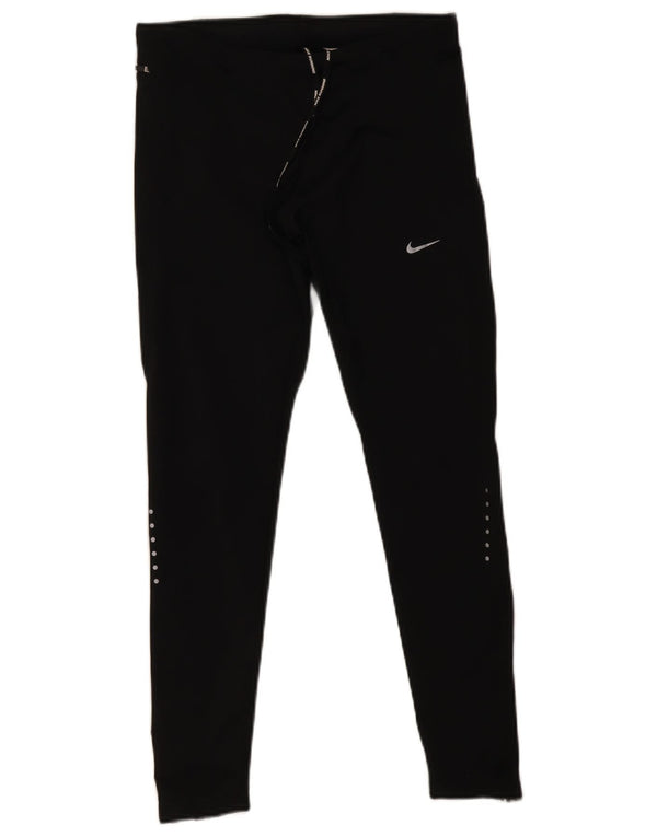 Leggings Nike Dri Fit UK 12 Médio Preto Poliéster