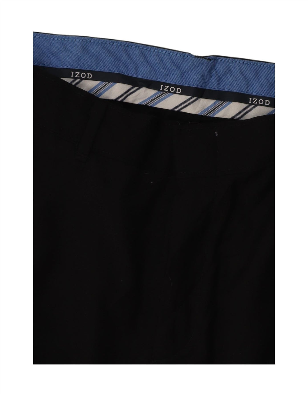Calça chino reta masculina IZOD W30 L30 preta
