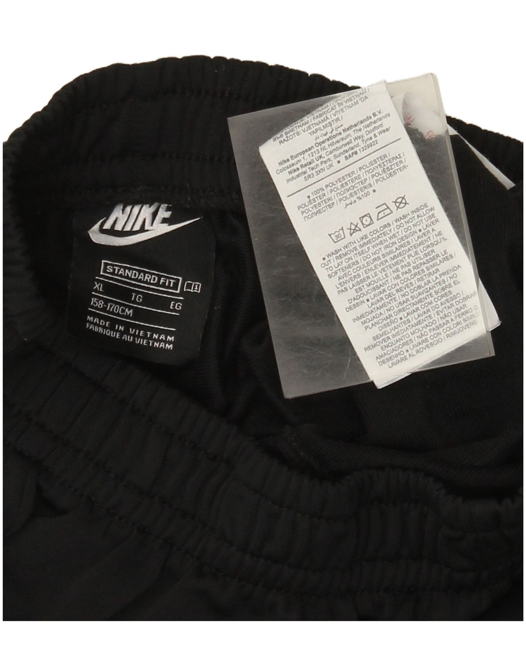 Calça de treino Nike Boys Standard Fit 13-14 anos XL preto poliéster