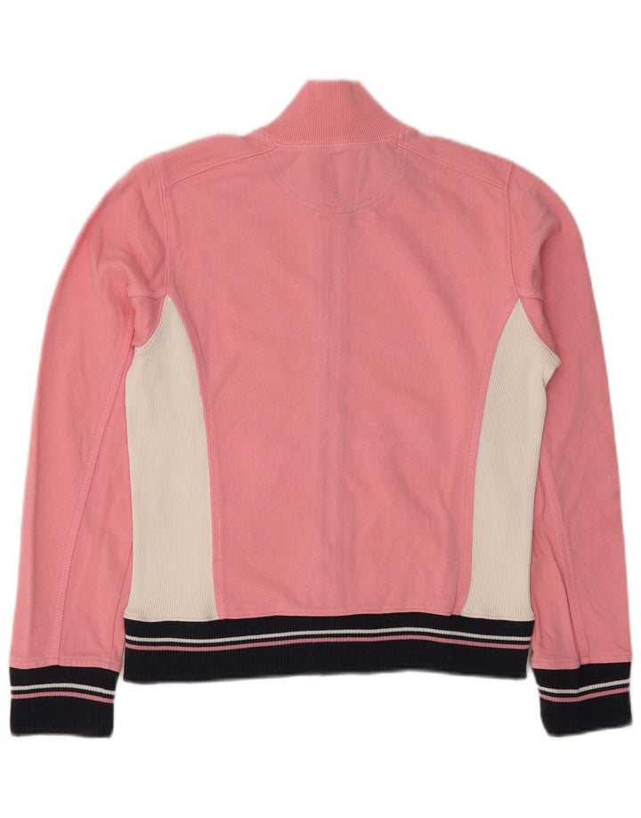 Jaqueta feminina Champion UK 12 algodão colorblock rosa médio