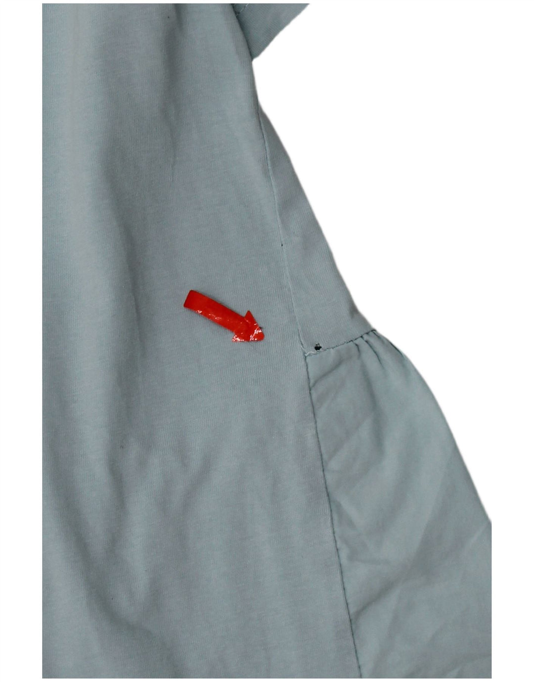 Blusa feminina Zara Top UK 12 algodão azul médio