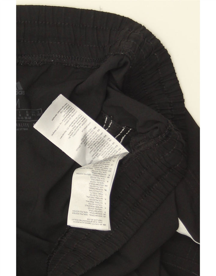 Adidas Womens Climalite Sport Shorts UK 12/14 Médio Preto Poliéster