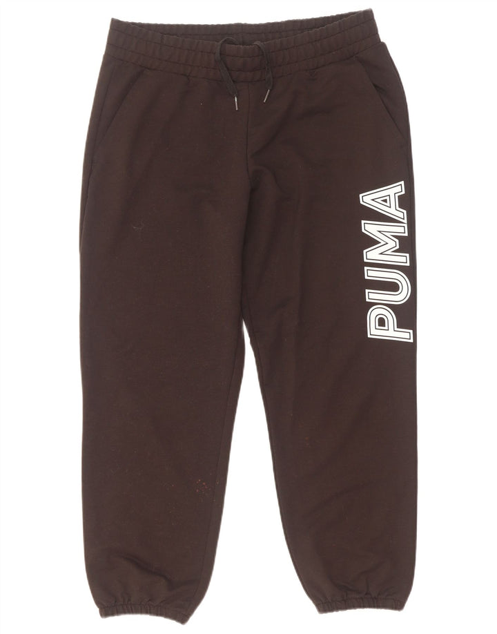 Calça feminina Puma Graphic Tracksuit Joggers UK 14 Médio Preto