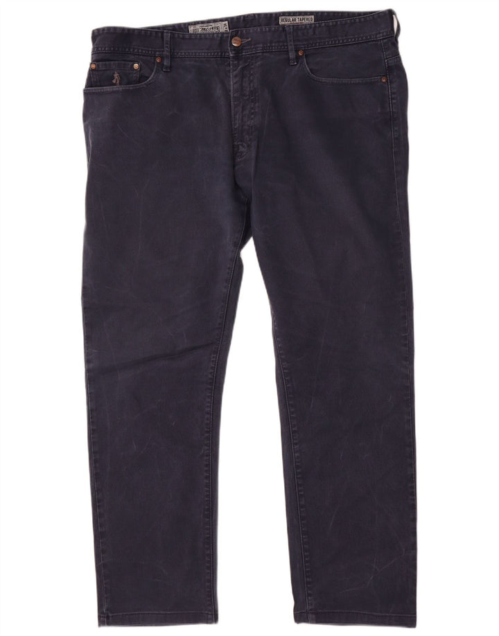Marlboro Classics Masculino Regular Tapered Jeans W38 L30 Azul Marinho Algodão