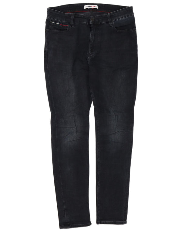 Tommy Hilfiger Masculino Simon Skinny Jeans W34 L32 Azul Marinho Algodão