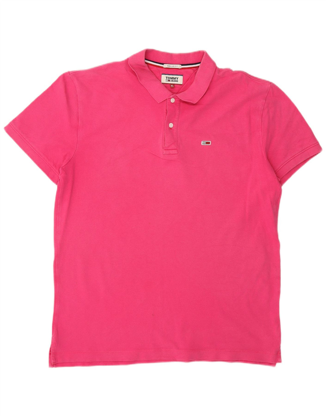 Camisa polo masculina Tommy Hilfiger Regular Fit XL rosa