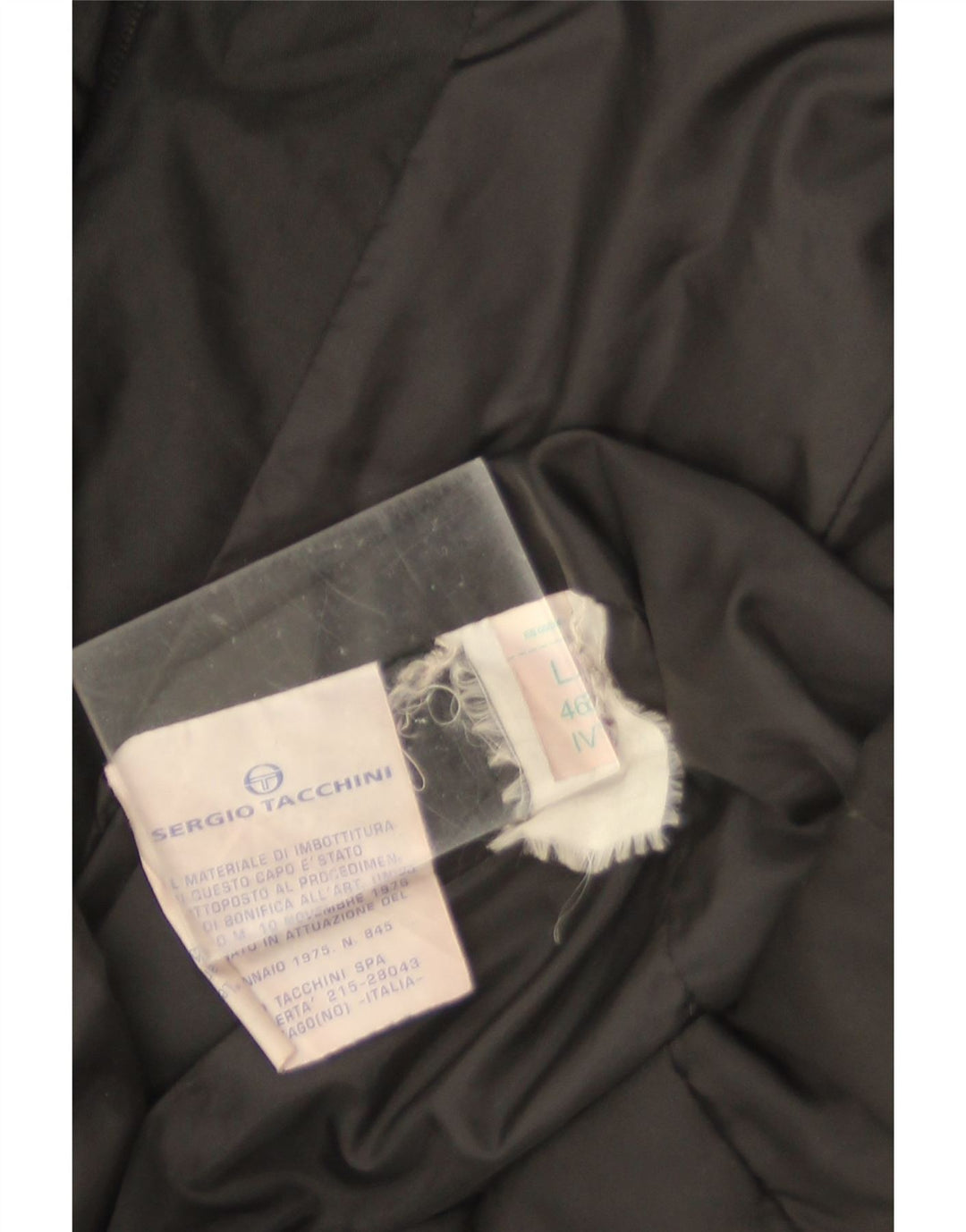 Jaqueta acolchoada com capuz feminino Sergio Tacchini IT 46 grande preta