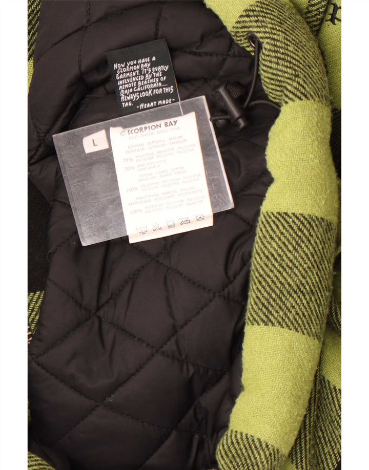 Jaqueta corta-vento masculina Scorpion Bay gráfica UK 40 grande verde guingão