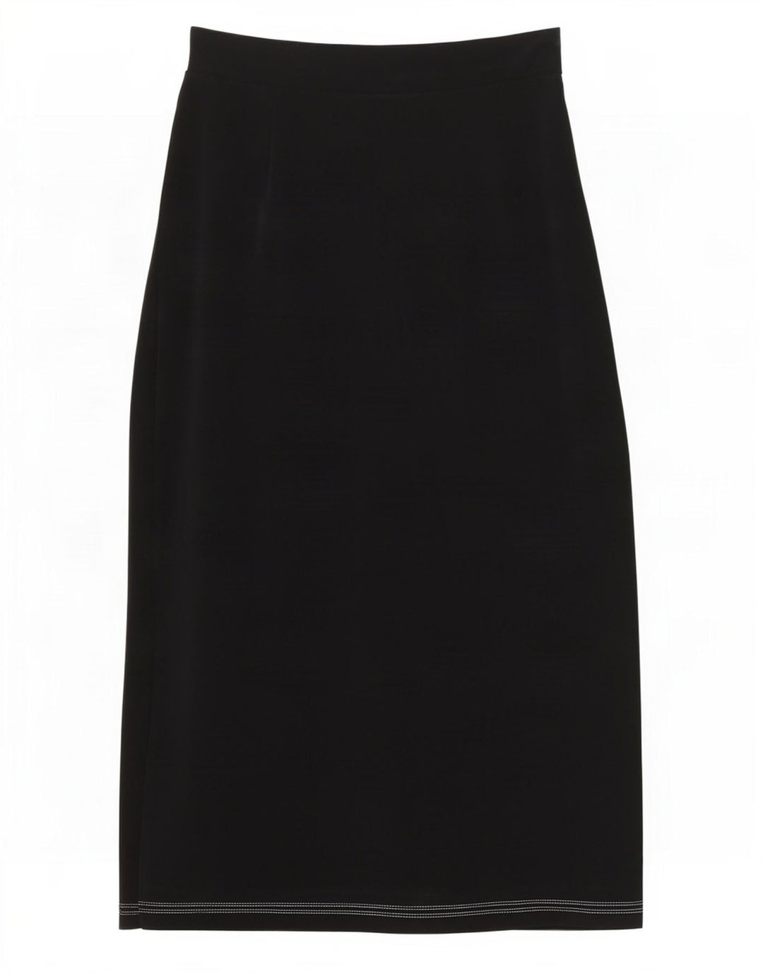 Saia feminina Simon Ellis cintura alta W30 triacetato preto médio