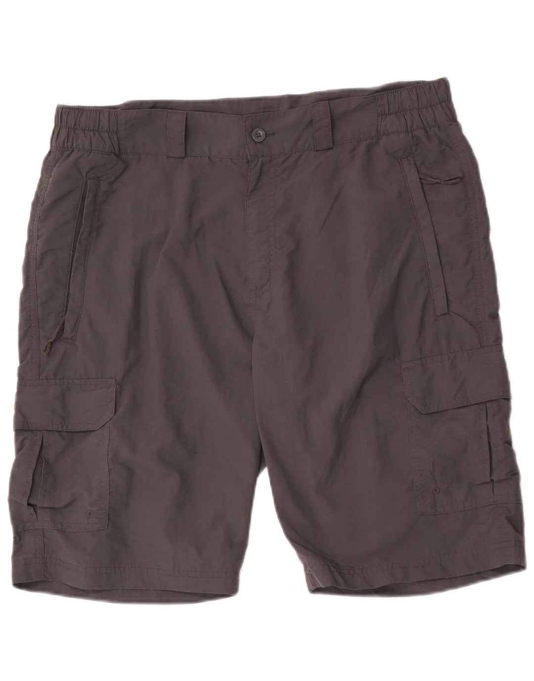 Shorts cargo masculino Mountain Warehouse W34 grande cinza nylon