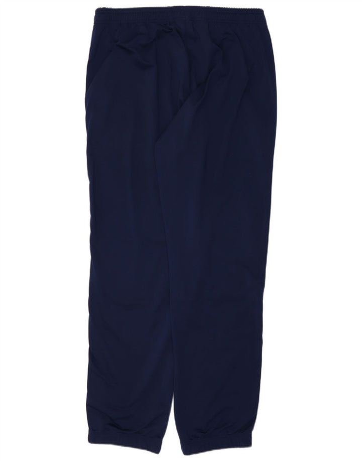 Calça de treino masculina Adidas Joggers grande poliéster azul marinho