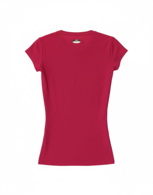 Camiseta feminina Under Armour UK 4 XS rosa poliéster esportivo