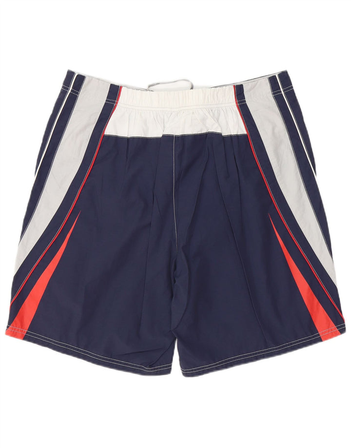 Shorts de natação masculino Fila Graphic 2XL poliéster colorblock azul marinho