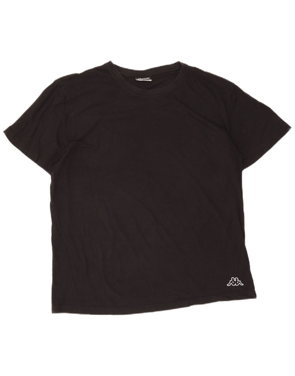 Camiseta masculina Kappa Top 2XL algodão preto