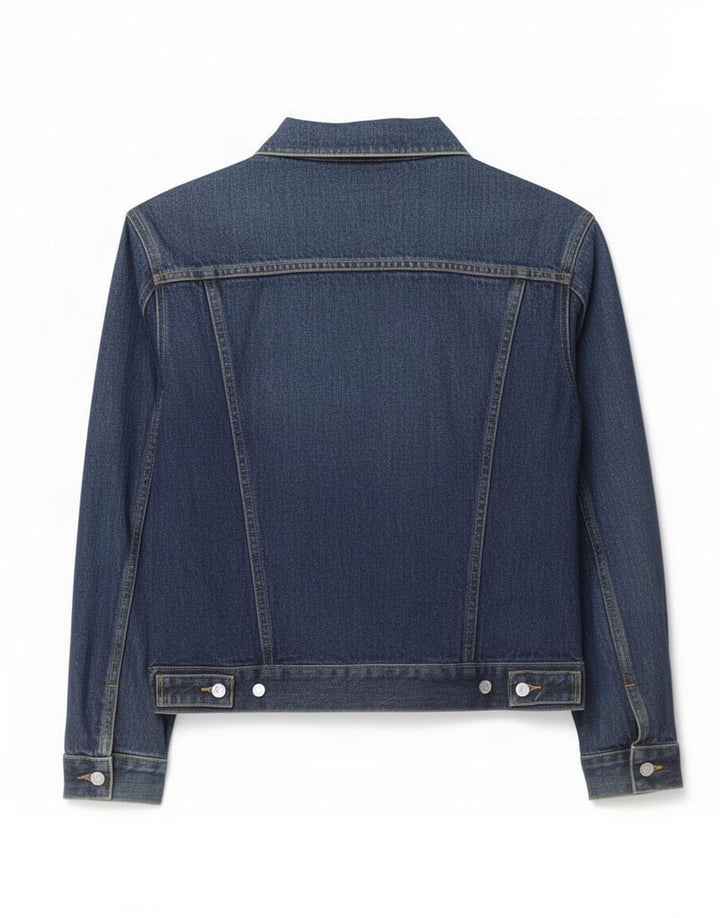 Jaqueta jeans feminina Diesel UK 14 grande algodão azul