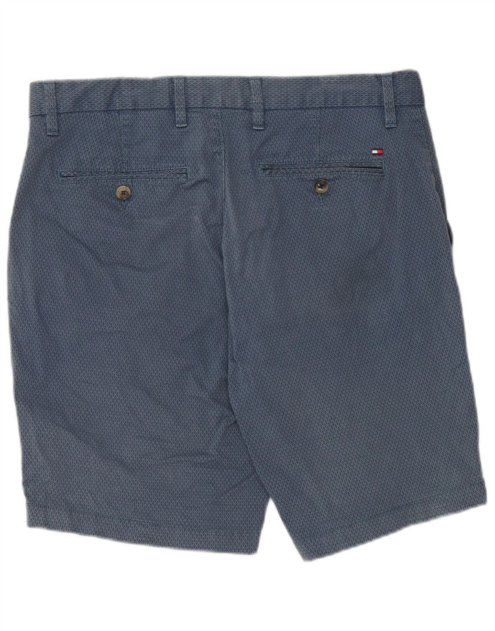 Shorts Chino Masculino Tommy Hilfiger W33 Algodão Geométrico Azul Médio