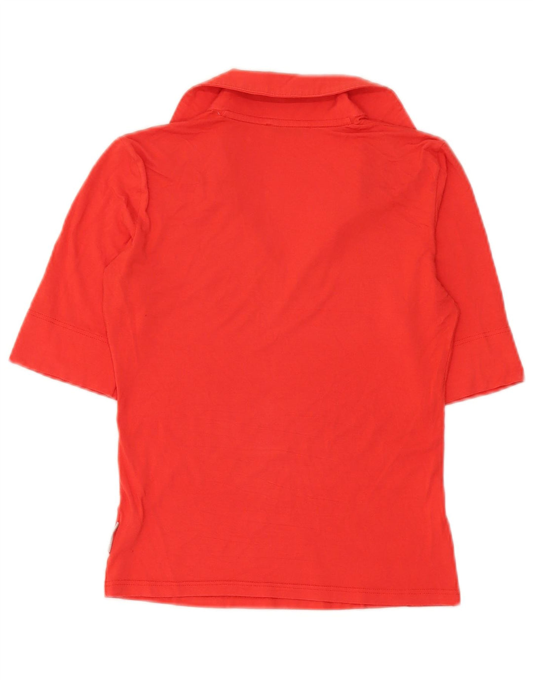 Camisa polo feminina Ballantyne UK 12 viscose vermelha média