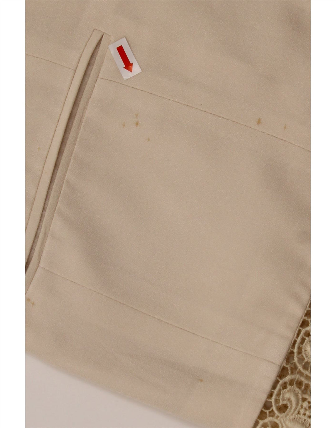 LUISA SPAGNOLI Jaqueta blazer feminina de 3 botões IT 42 acetato bege médio