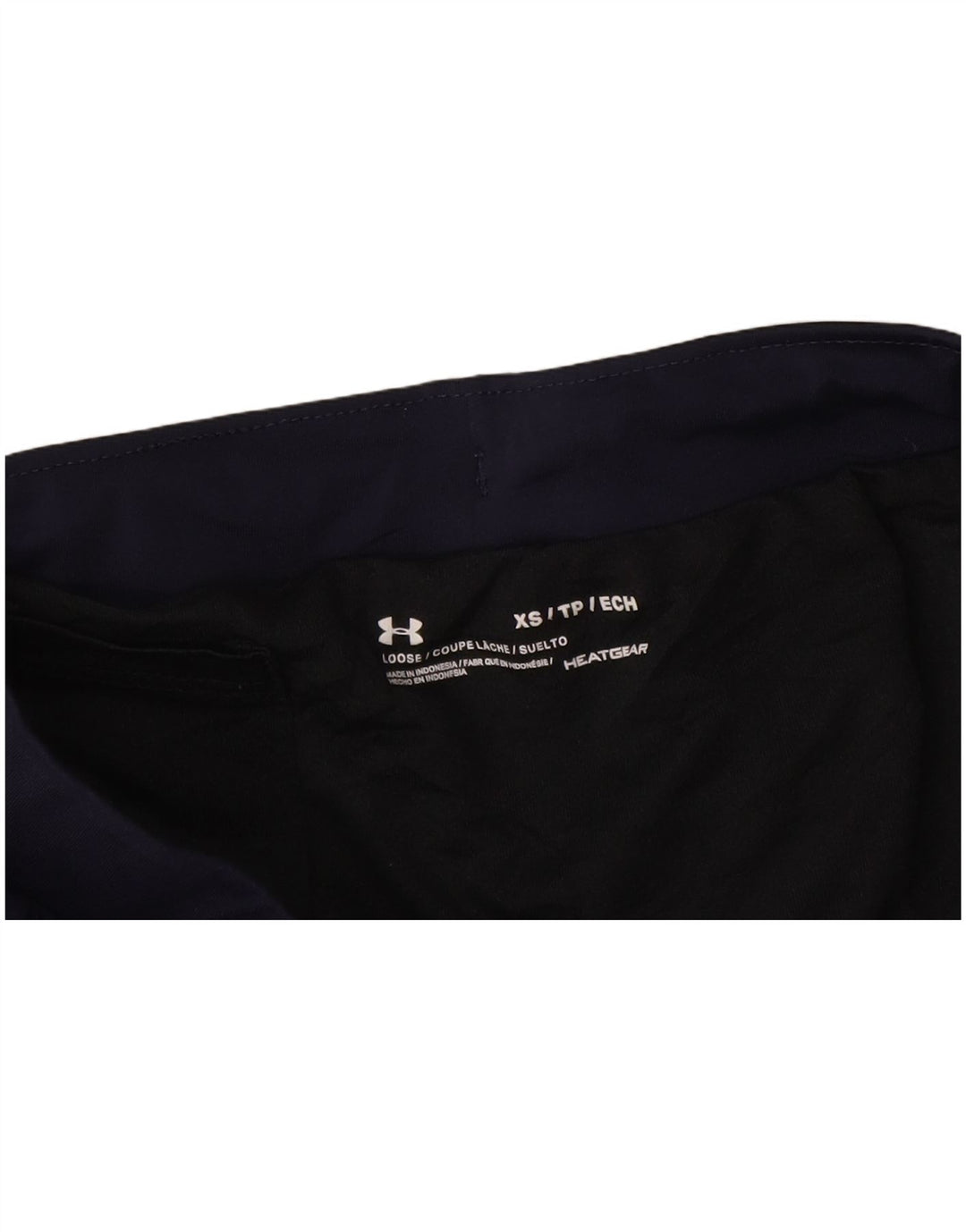 UNDER ARMOUR Calções esportivos femininos Heat Gear UK 4 XS azul marinho