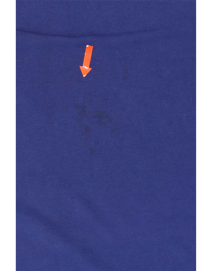 Camiseta masculina estampada Champion algodão azul médio