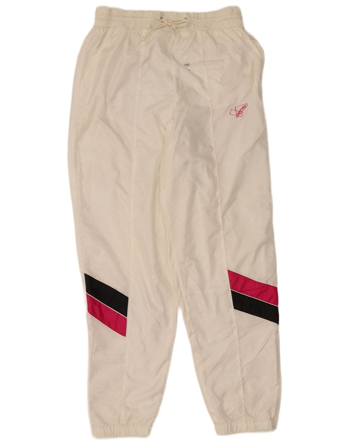 Calça de treino masculina Pandora Joggers grande poliamida colorblock branco