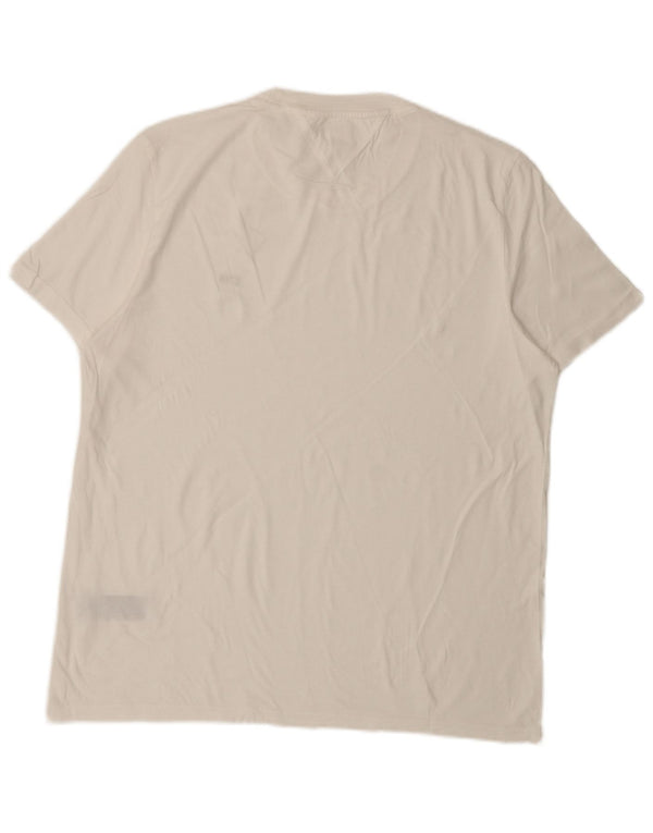 Camiseta masculina Tommy Hilfiger Top 2XL algodão branco