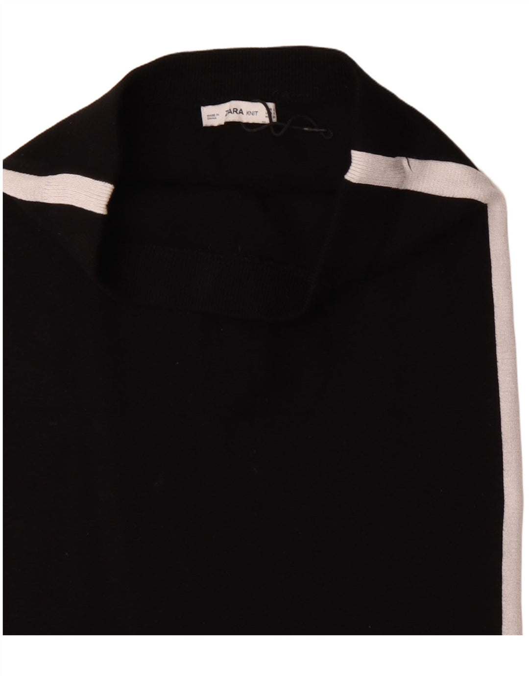 Saia midi feminina de cintura alta ZARA pequena W26 preta