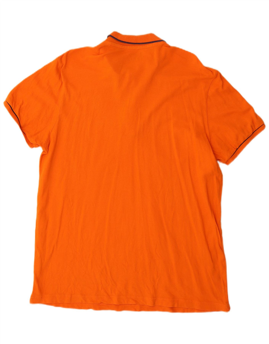Camisa polo masculina LOTTO XL laranja algodão