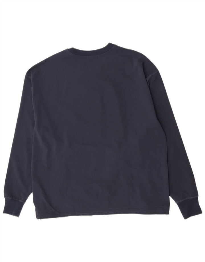 Jack Wills moletom masculino oversized jumper médio azul marinho poliéster