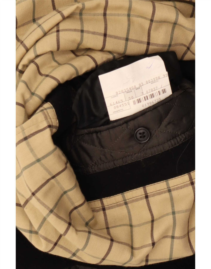 Sobretudo masculino Pierre Cardin IT 50 grande lã preta