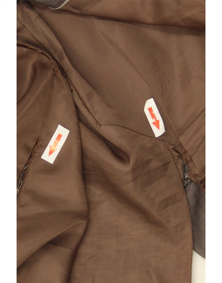 Jaqueta blazer masculina de 3 botões Marks & Spencer Reino Unido 42 XL marrom