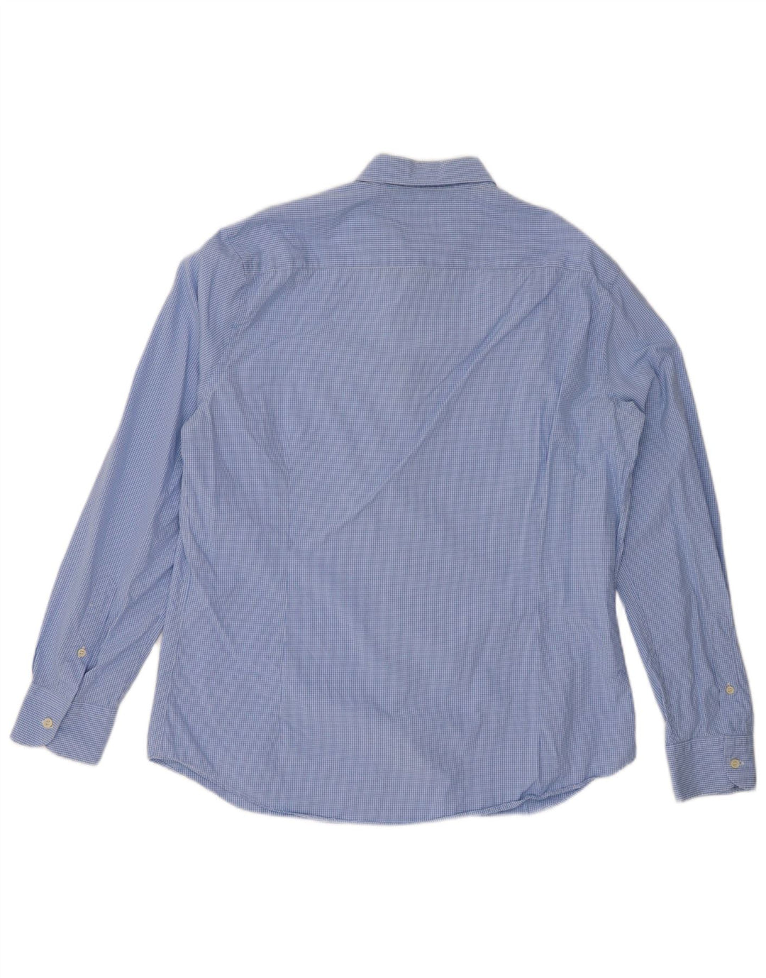 Camisa masculina Slim Fit MASSIMO DUTTI XL azul guingão
