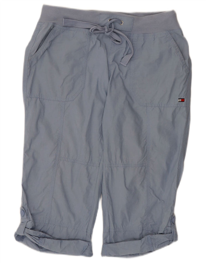 Calça capri feminina Tommy Hilfiger médio W30 L22 algodão azul