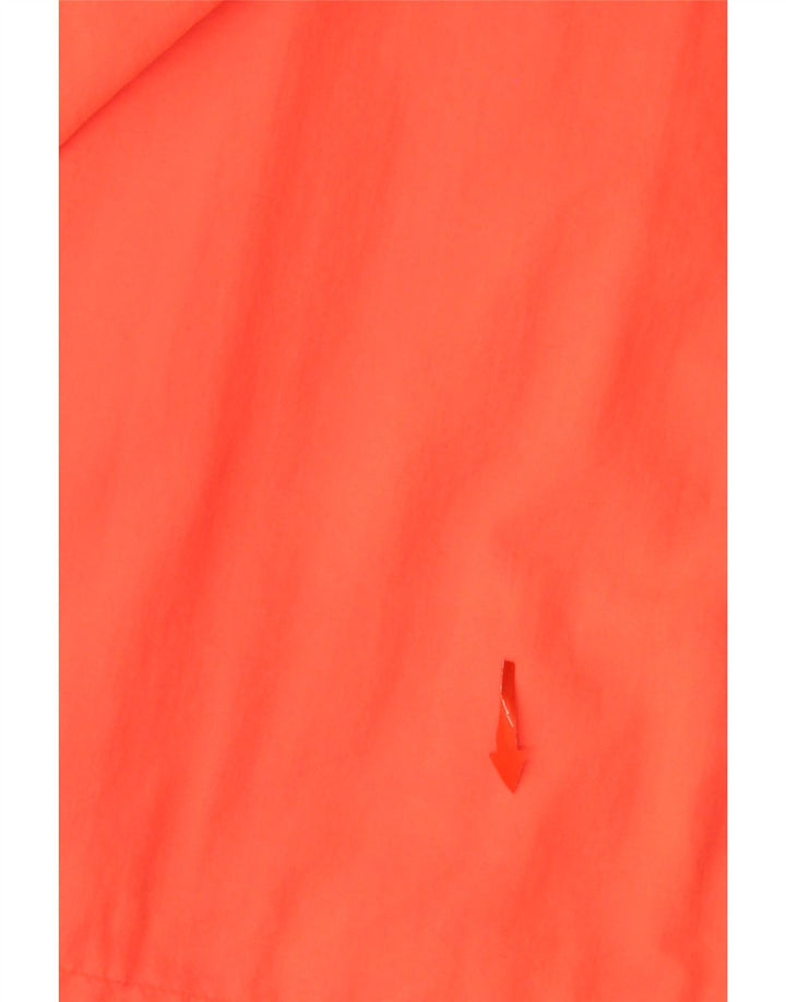 Jaqueta de chuva masculina SUPERDRY com capuz Reino Unido 34 XS laranja Colourblock Nylon