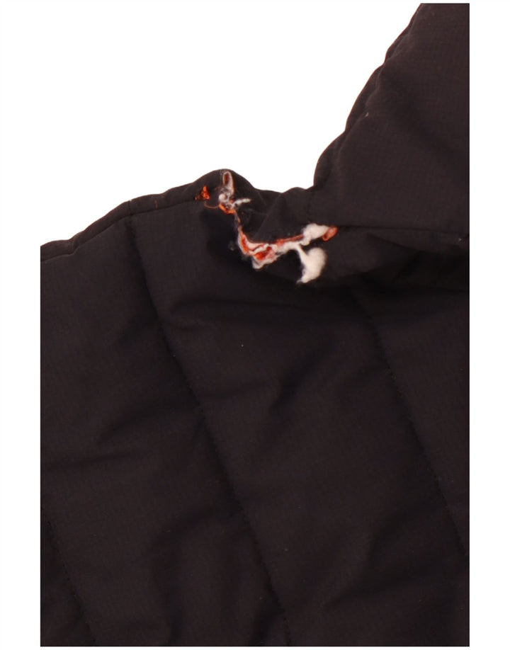 Jaqueta acolchoada masculina FAT FACE UK 44 2XL algodão preto