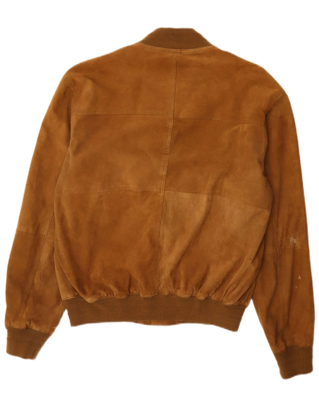 Jaqueta bomber masculina vintage de camurça IT 52 XL couro marrom