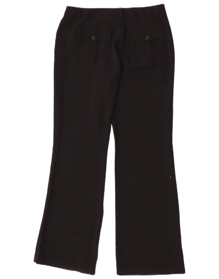 Calça Chino Feminina Bootcut Benetton IT 44 Médio W28 L32 Poliéster Preto