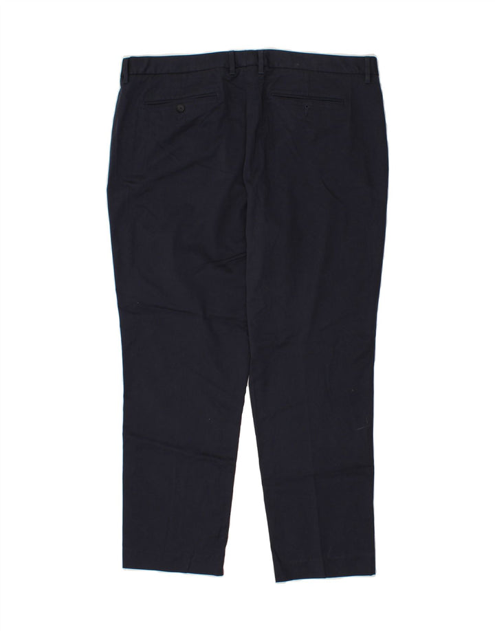 BONOBOS Womens Slim Chino Trousers W40 L29 Navy Blue Cotton Vintage BONOBOS and Second-Hand BONOBOS from Messina Hembry 