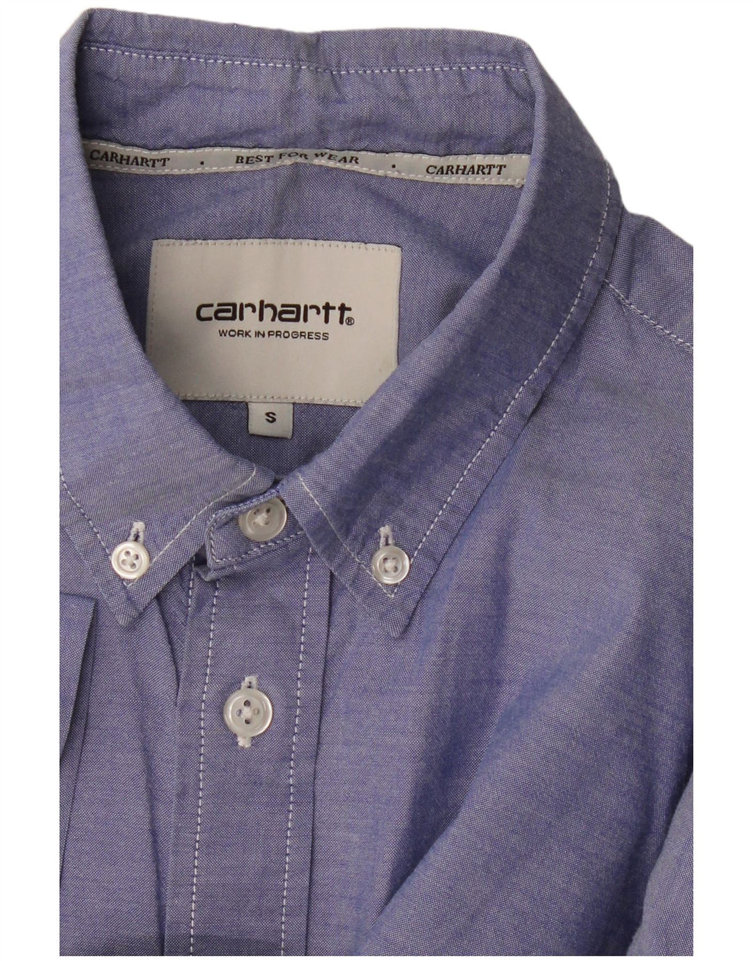 Camisa masculina de manga curta CARHARTT pequena azul